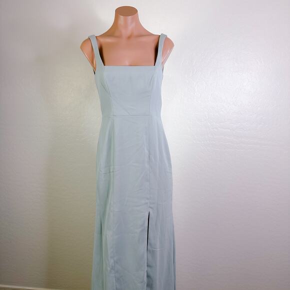 Bella Bridesmaids BB136 Square Neck Maxi Dress Alternate Rachel Green Friends 0 - Picture 4 of 12